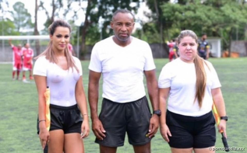 BANDEIRINHA SE MOJA LA CAMISA Y MUESTRA SUS GRANDES PECHOS - Foto 172712