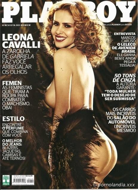 La actriz desnuda de Leona Cavalli desnuda en Playboy Fotos cayó en la red - Foto 14483