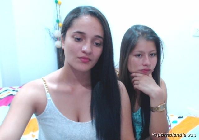 Cuñadas besándose en la web cam - Foto 51432