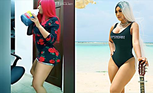 Dominicana Meli_08, Video Xxx Dándose Cariño Con Un Consolador