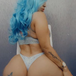 La Dominicana Peny Rodríguez Con Tapón Anal Masturbándose