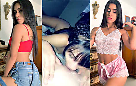 Colombiana Valery Altamar Con Ganas De Saltar Una Verga