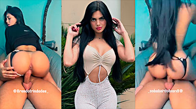 Culona Dominicana Con Un Tapón En El Culo Masturbándose