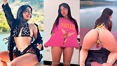 porn video of Karen Oliver and Aline Faria fucking in a threesome