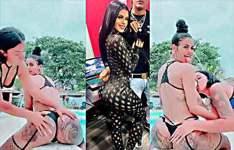 Dominicana Leonor, La GZ, Y Cataleya Y Otra Lesbiana Mas En Calentura