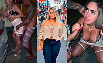 Kerolay Chaves after arriving from the Brazilian carnival celebrations
