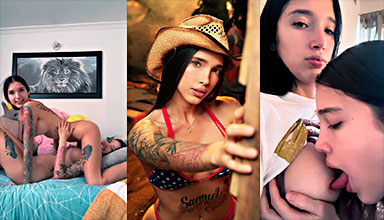 Colegialas Daniela Andrea, Devil Khloe Y Anai Love Follando Al Gringo