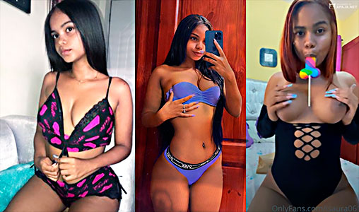 Morena con trenzas saca la leche a presión