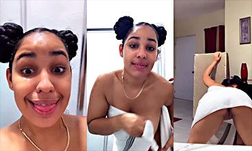 4 chicas joven dominan a una inofensiva