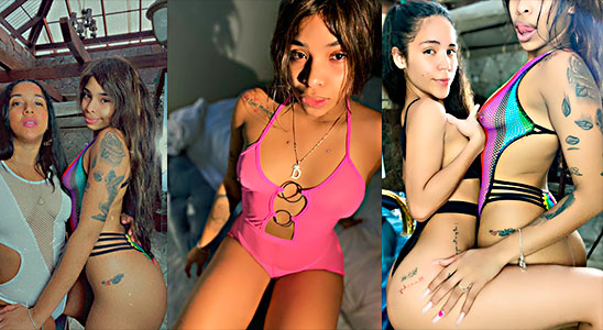 2 Hermosas chicas sacan la leche rápido