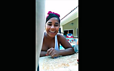 La Dominicana Yohanna García Y Denifer En Un Trio Lésbico Con La Gata