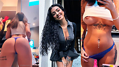 Delgadita Dominicana Delirando De Tanto Placer En Su Coño