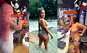 2 Dominicanas Reciben Pila de Ñema Y La Otra Una Entrevista Porno
