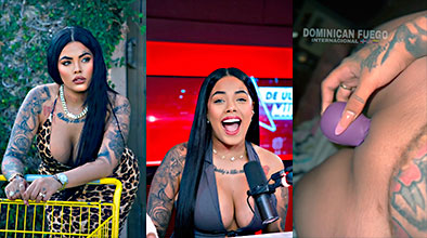 Dominicana La Chinita Montando Bien Rico Un Consolador