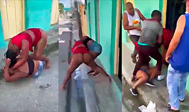 A black man with a big cock fucks a Brazilian girl in the ass