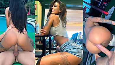 Porn video of Madi Makoff and Lena Polanski in a threesome