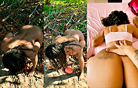 Although she has a tremendous ass, the black man fucks her mercilessly