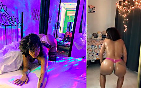 Dominicana Yeraldin Abierta Al Estilo Perrito Esperando Un Pene
