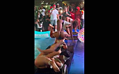 at the end of the video he loses consciousness of so many cumshots with that cock