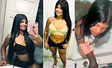 Bailarina De Santana Barber Shop, Gissel Pichardo Chupando Polla