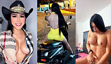 Dominicana Meli_08 Inventando Con Su Coño Habiendo Visitas En La Casa