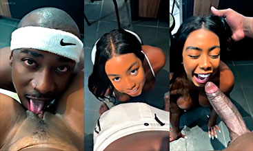 Porn video of sisters Audrey and Sadie fucking in an intense threesome