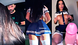 La morena y la rubia se la saca todas