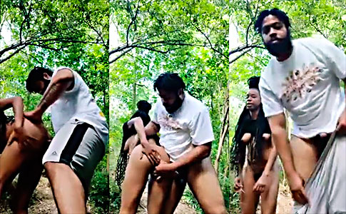 Violent black man even breaks something inside her pussy with that cock