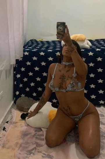 the girl wanted the milk in her mouth but it cums on her belly