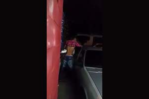 African whore fulfills fantasy with 2 blacks fucking in threesome